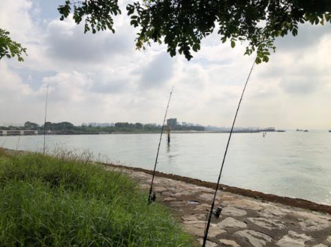 Fishing Hole Sign -  Singapore